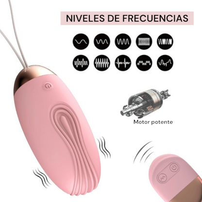 Bola de Kegel vibratoria con control inalámbrico