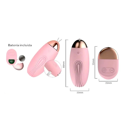 Bola de Kegel vibratoria con control inalámbrico